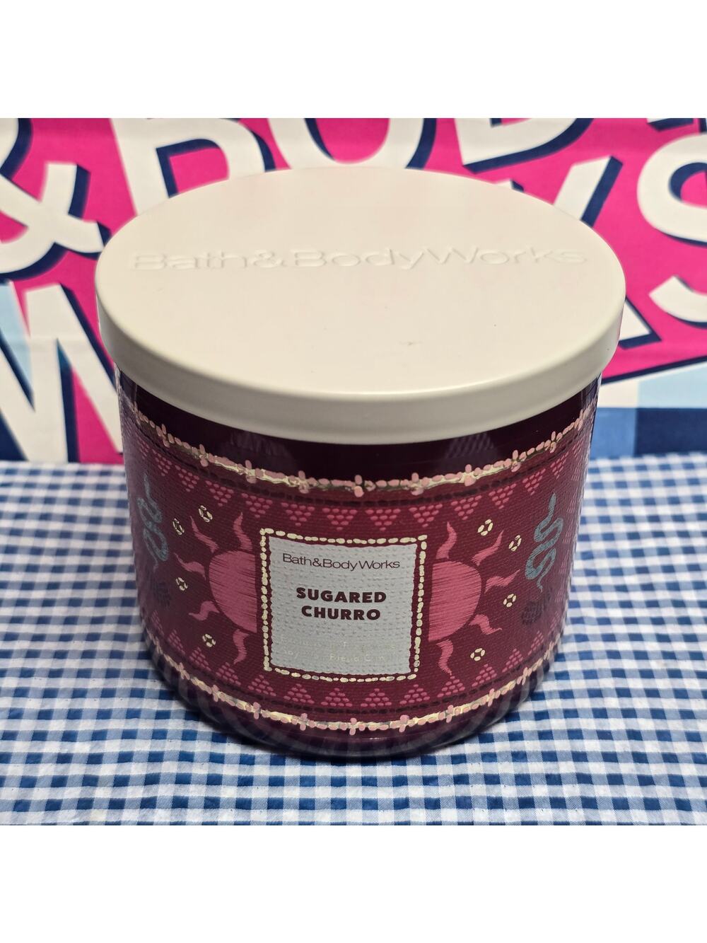 BBW Sugared Churro Large 3 Wick 14.5oz Candle